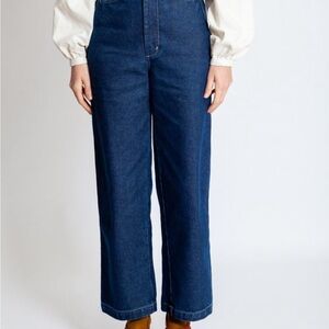 Gravel & Gold Dark Wash Wide Leg Jeans Size 1 (4-6)